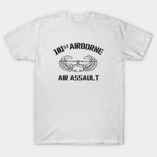 101st Air Assault Black Outline T-Shirt